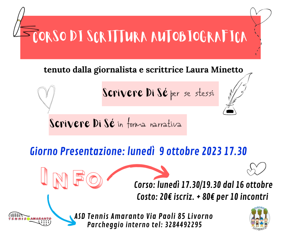 corso scrittura creativa livorno